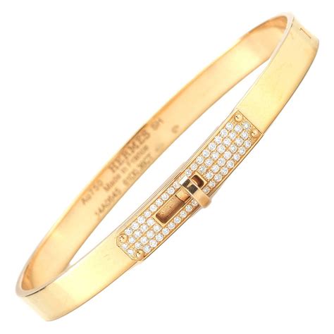 hermes gold bangle diamond|hermes bangle price.